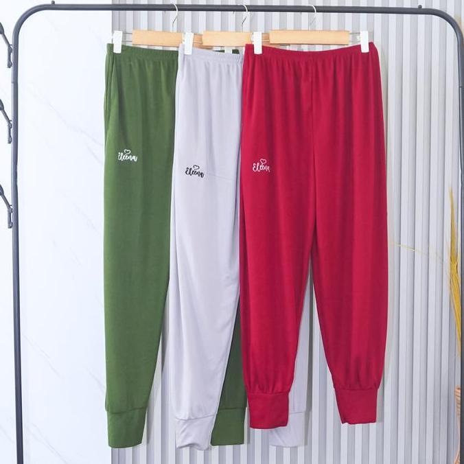 [ Paket Hemat ] Celamis Panjang isi 3 | Eleena Celana Inner Wanita Muslimah Celamis Dalaman Gamis Le