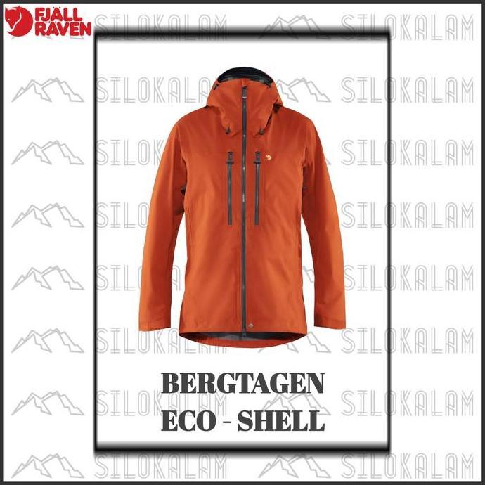 '' JAKET FJALLRAVEN BERGTAGEN ECO SHELL JACKET ORIGINAL *