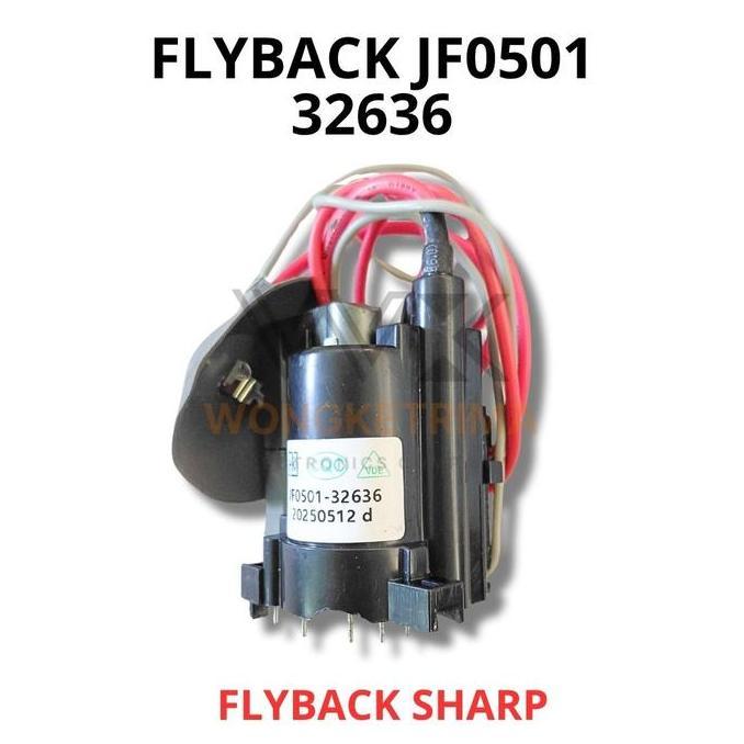 Flyback Jf0501 32636 Sharp Alexander Piccolo Slim 21 Inch Fa143Wjzz Fbt Tv Tabung Crt Sparepart Tv