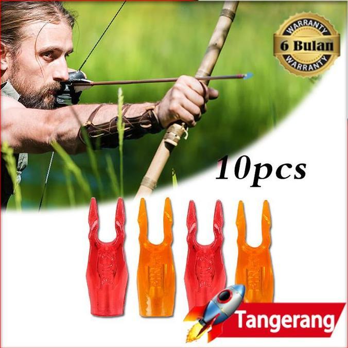 COCHONS 10pcs Pin Nock Pandarus / Pin Nock Insert Untuk Shaft Carbon