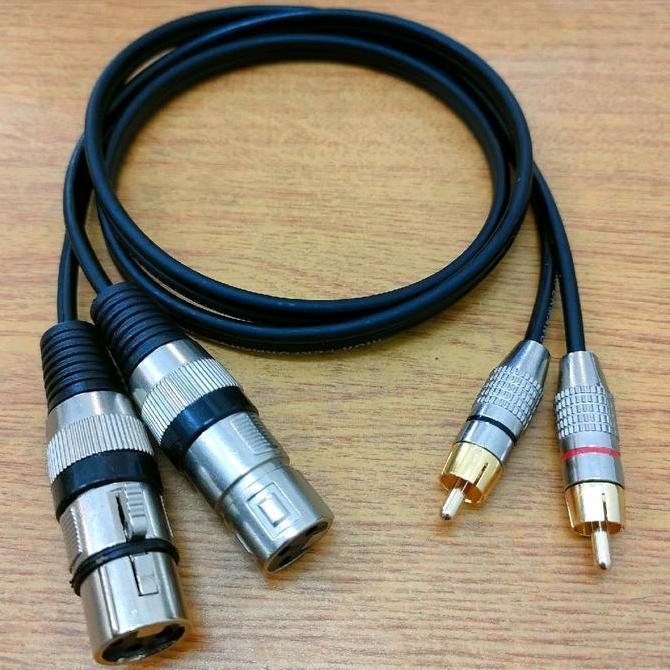 KABEL AUDIO MIXER JACK CANON CEWE TO JACK RCA / KABEL AUDIO MIXER JACK RCA TO JACK CANON CEWE
