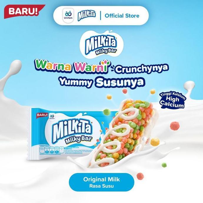 [GIMMICK] Milkita Milky Bar Snack Susu Asli 1 Pcs