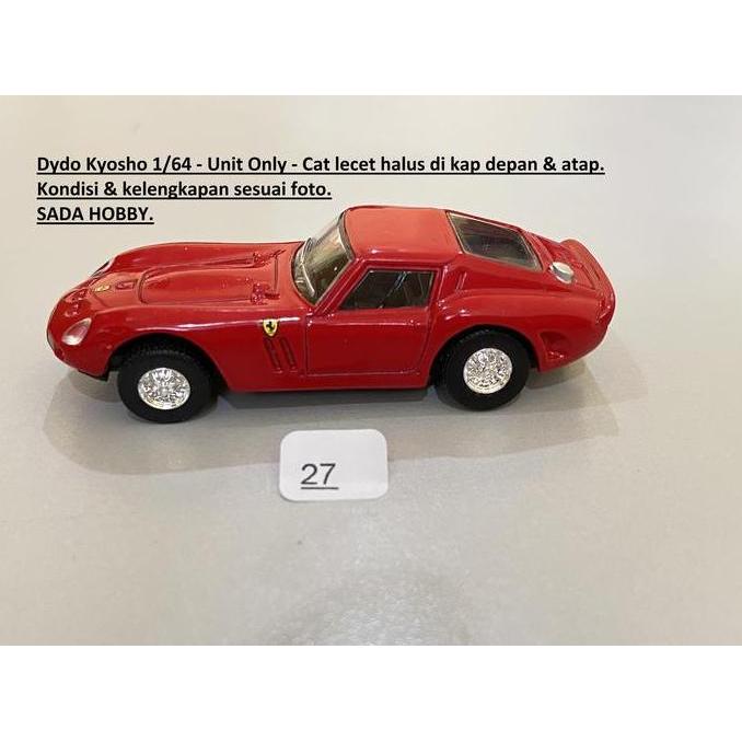 DYDO KYOSHO 1/64 FERRARI 250GTO RED UNIT ONLY SHOBBY