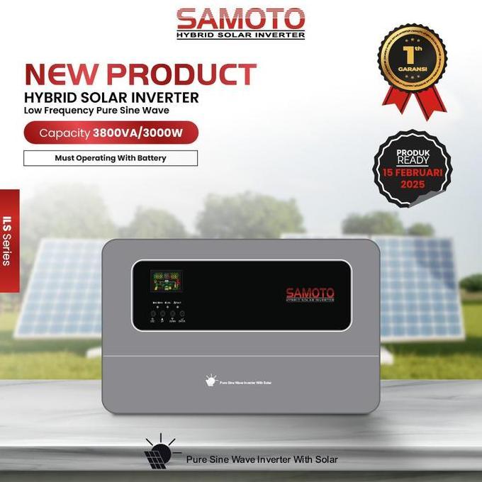 TERBARU - ILS3800 - 3800W INVERTER HYBRID SOLAR INVERTER SAMOTO