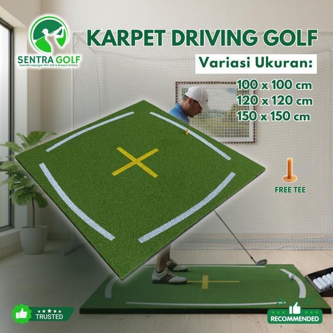 Karpet Driving Golf Garis Bantu - Matras Golf helipad