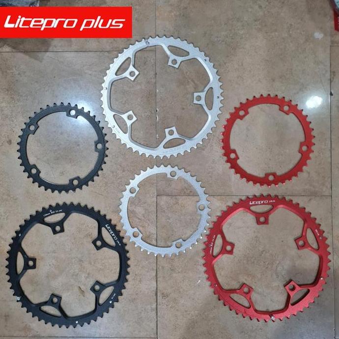 Chainring Double Litepro Ori 53T 39T 53 39 Crankset Dual Speed