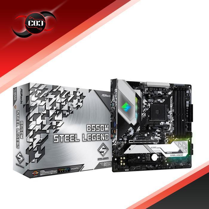 Asrock B550M Steel Legend Original Dan Terpercaya