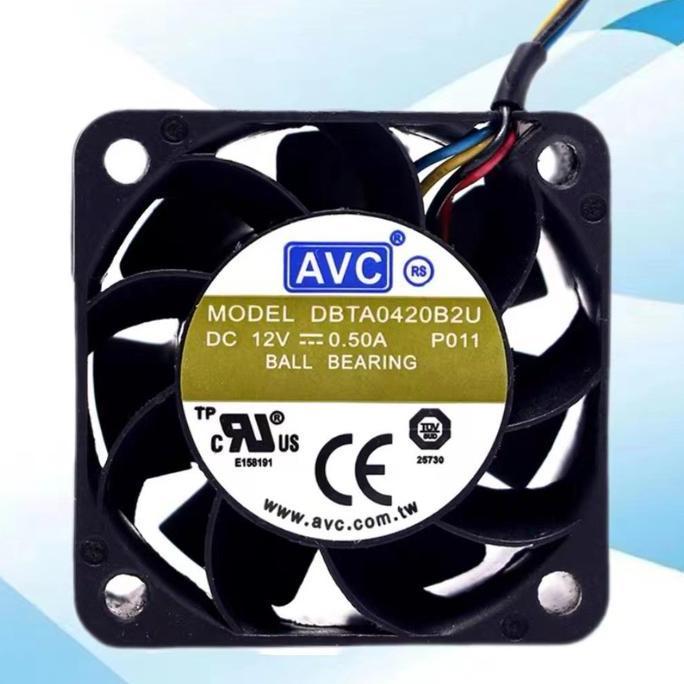 MARKVUN Kipas Fan AVC DC 12V 0.50A High Speed DBTA0420B2U Processor 4 cm KIPAS_AVC