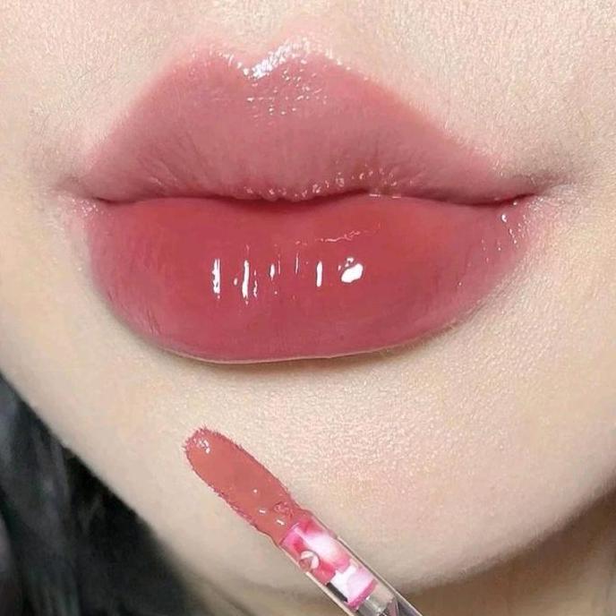 Lbios - Liptint Uslike Little White Glossy Waterproof Tahan Air Tahan Lama Lipcream Lipstik Bibir Li