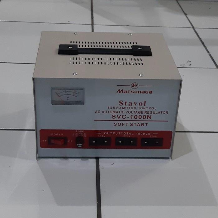STABILIZER MATSUNAGA 1000VA SVC-1000N SVC1000N ORIGINAL DAN TERPERCAYA