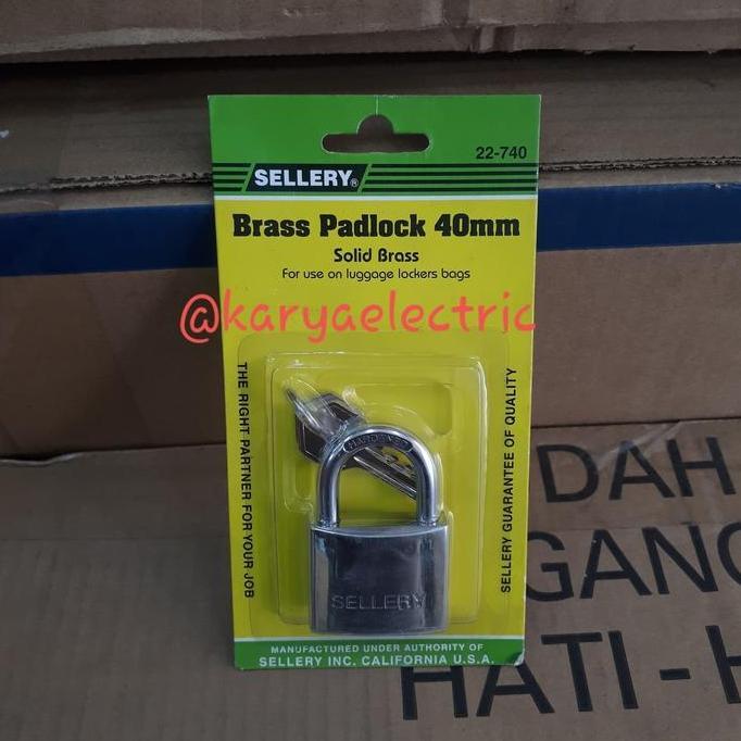 GEMBOK PAGAR TAS KOPER LOKER CHROME SELLERY 22-740