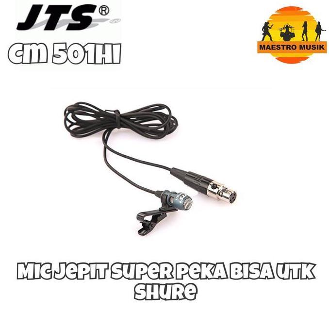 NEW JTS  CM 501HI - clip on super peka bisa utk shure