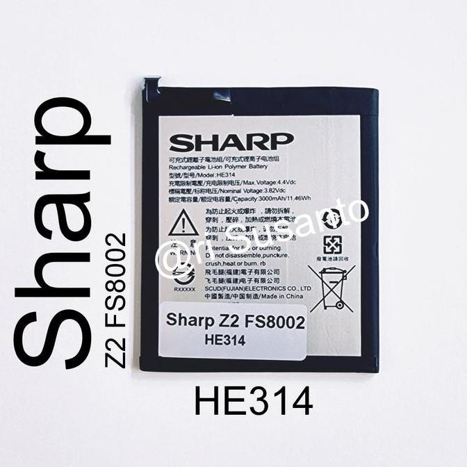 Baterai MCOM for Sharp Z2 A1 FS8002 HE314 Original batere batre batrai battery