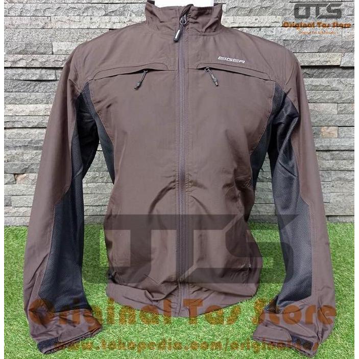 Jaket Eiger 910003829 Tourer Jacket Riding Outwear Original - Brown