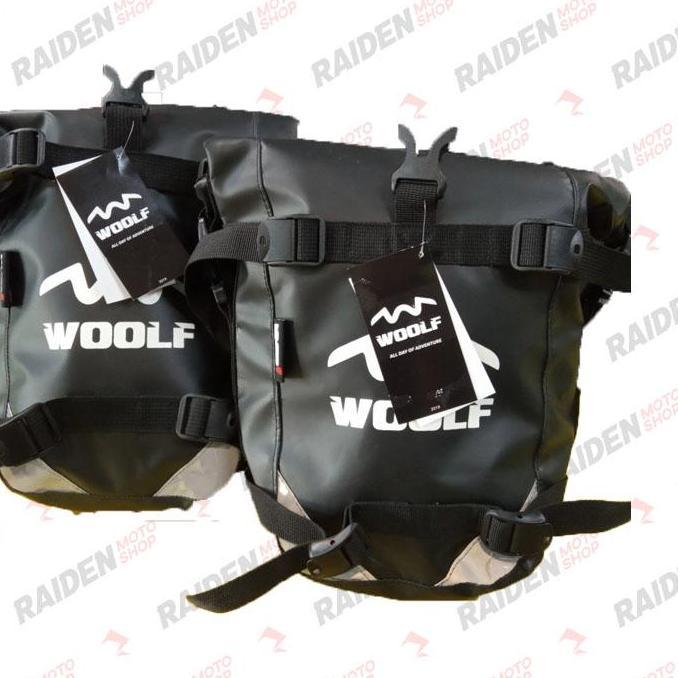 Crashbar Bag 7gear Woolf Kapasitas10liter Waterproof/Tas samping motor