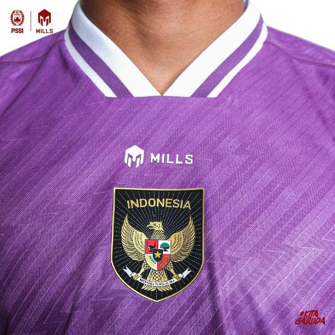 MILLS Timnas Indonesia Third Jersey Keeper Player Isuue 1128INA Purple .