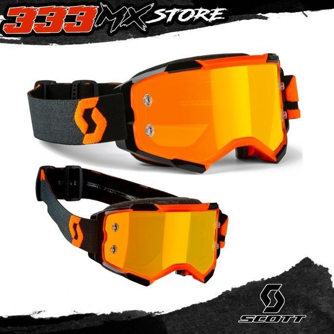GOGGLE CROSS SCOTT FURY BLACK ORANGE GOGGLE SCOTT FURY ORIGINAL