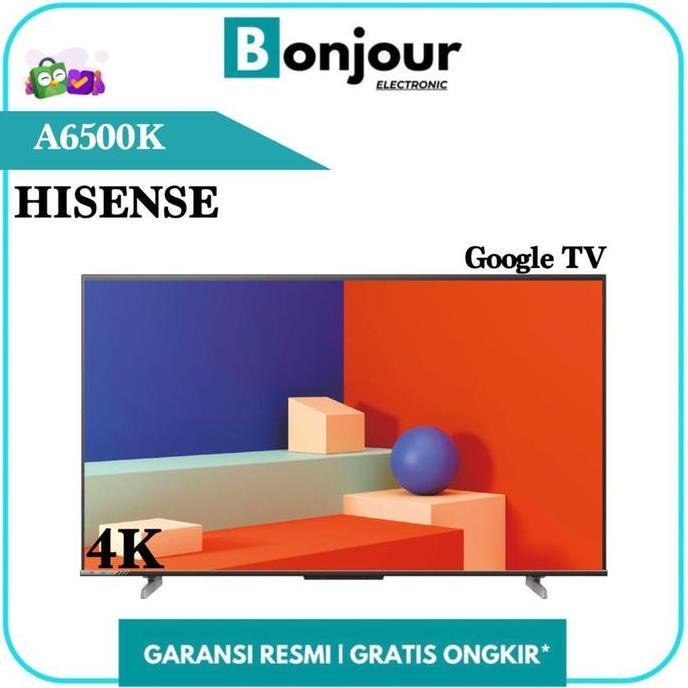 Allthebest- TV Hisense 50 Inch Android Google TV 4K 50 Hisense 50A6500K 50A6500