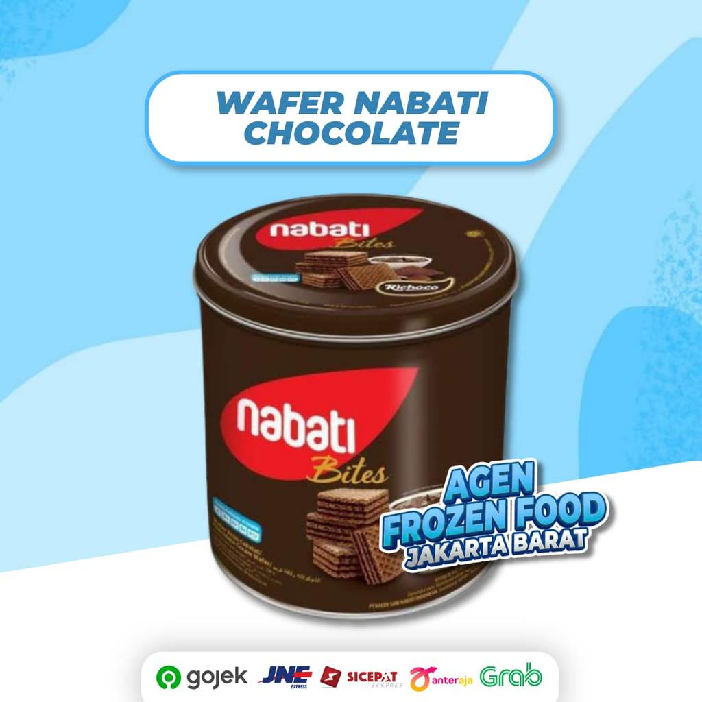 Wafer nabati coklat kaleng - nabati chocolate- kue kaleng