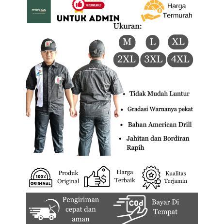 BAJU SERAGAM PENGAWAS HITAM - CEWEK & COWOK SPBU PERTAMINA - SERAGAM HITAM SPBU PERTAMINA