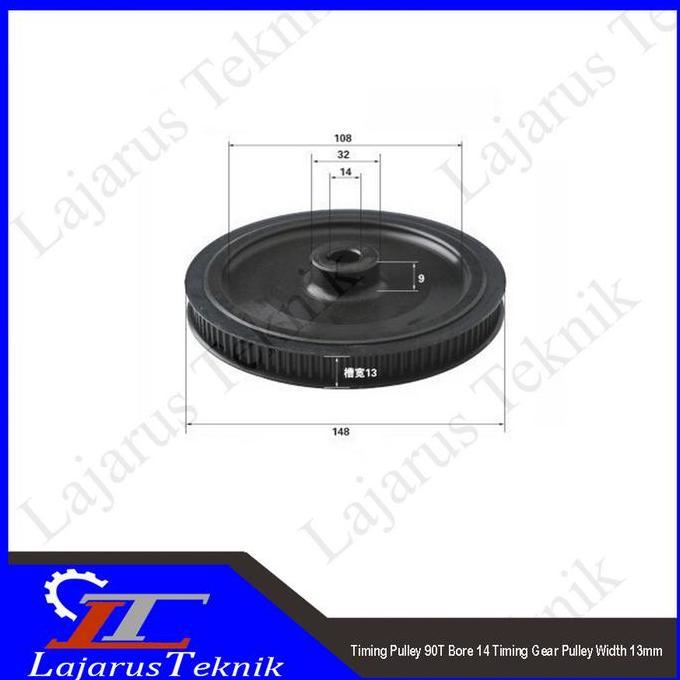 TIMING PULLEY 90T BORE 14 TIMING GEAR PULLEY WIDTH 13MM FORSALE