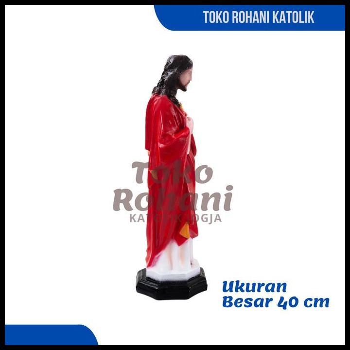 Terbaru Patung Yesus 40 Cm/Patung Hati Kudus Yesus/ Patung Tuhan Yesus/Patung Katolik/Patung Besar