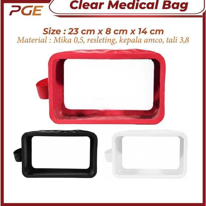 Clear Cosmetic Bag PVC Mika Transparant Tas Pouch Travel Kosmetik