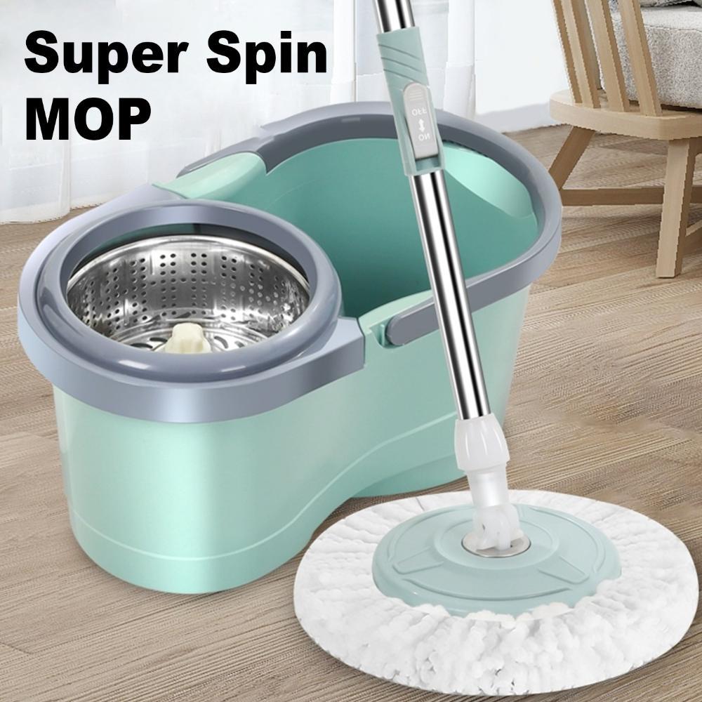 Alat Pel Putar Spin Mop / Alat Pel Stainless Steel / Alat Pel Praktis / Spin Mop / Super Mop / TB-2