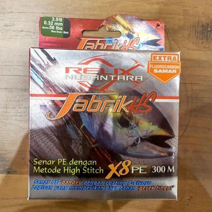 Senar PE Jabrik HS Relix Nusantara PE #3.5 - ALAT PANCING - AKSESORIS