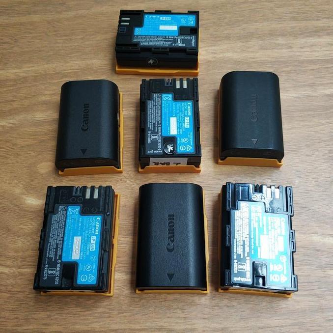 Baterai Canon LPE6N Batre Battery Bekas ORI EOSR 5Div Non LP-E6N 70D