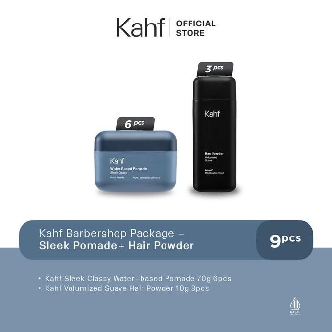 Kahf Barbershop Package - Pomade and Hair Powder