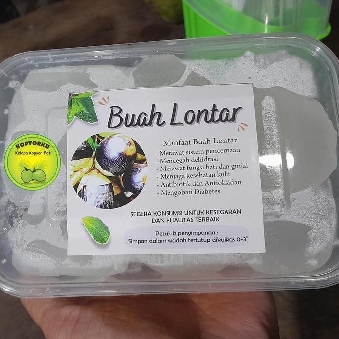Buah lontar atau Silawalan Kupas