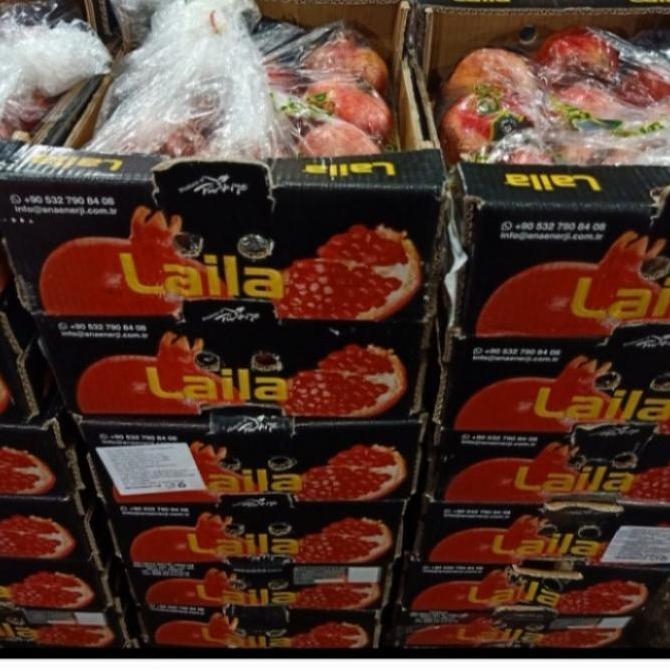buah delima merah import Mesir EGYPT Harga pergardus buah-buahan segar