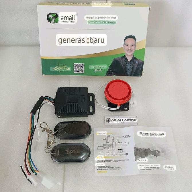 Modul Alarm Motor Listrik 2 Remot Universal Sirine Motor Listrik Alaram