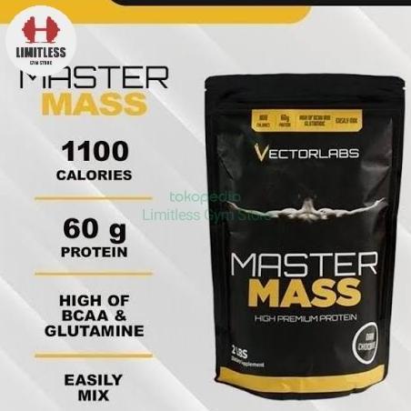 Vectorlabs MASTER MASS Gainer 2 Lbs 900Gr  Mastermass Elitelabs Muscle