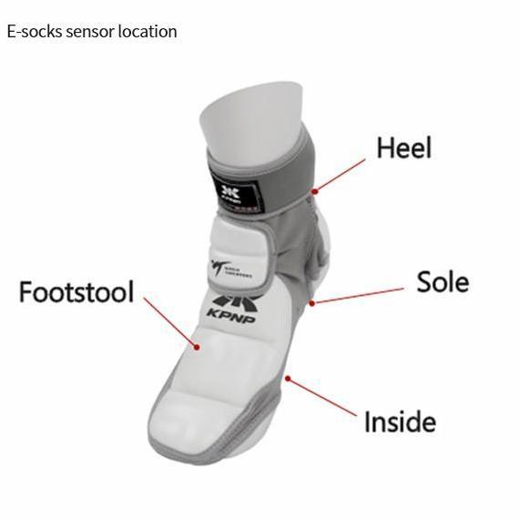 E FOOT KPNP SENSOR TAEKWONDO / E SOCKS / ELECTRONIC SOCKS / KPNP NEW