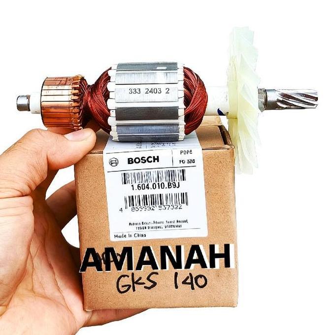 Bosch Angker Armature GKS 140 untuk Mesin Serkel Circular Saw 7 Inch