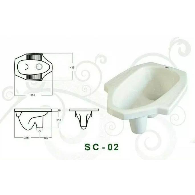 Closet Jongkok Duty Corong