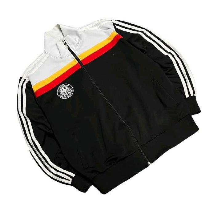 PREMIUM / Jaket Tracktop Jermani Unisex Pria Wanita Terlaris dengan Desain Stripes Warna Jerman dan 