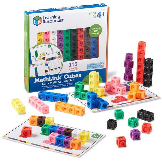 Learning Resources MathLink Cubes Early Math Activity Set