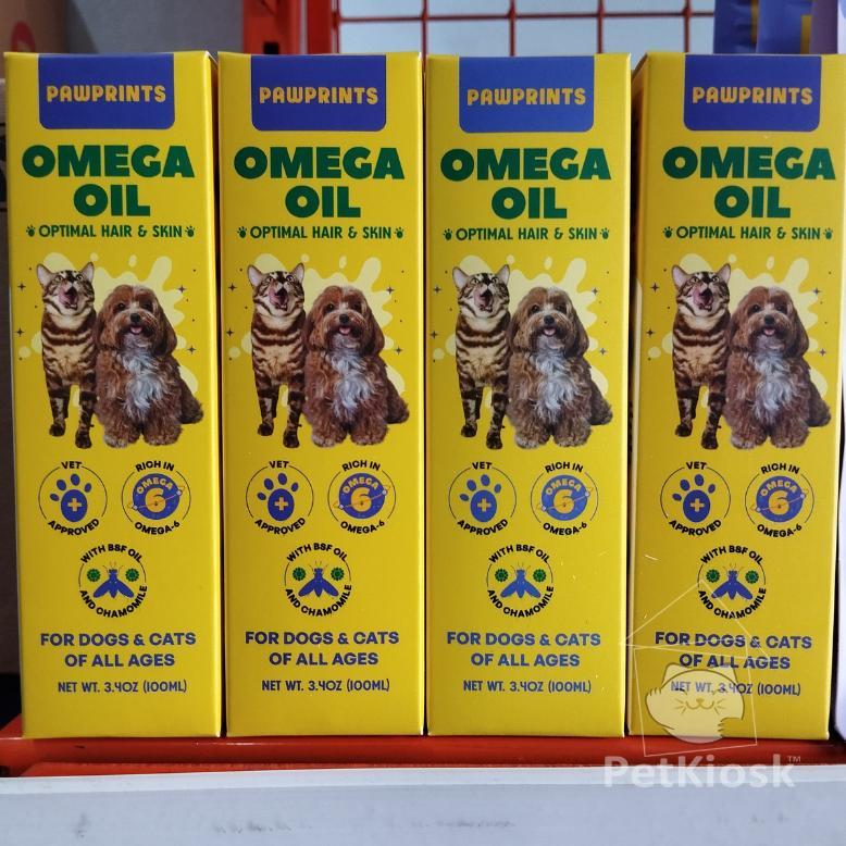 Bestseller Pawprints Omega Oil 100 Ml Minyak Bsf Vitamin Suplemen Untuk Kucing Anjing / BsfOil/Cat&D