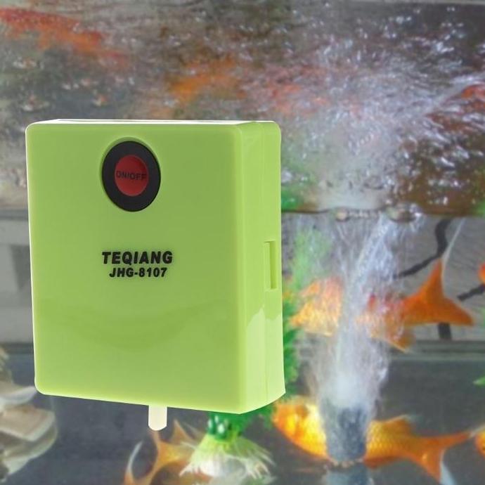 Pompa Aerator Oksigen dengan Baterai untuk Akuarium Ikan MS