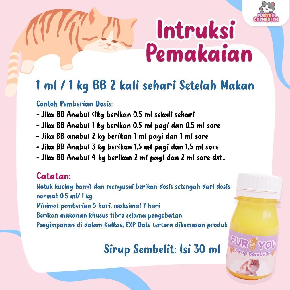 Bestseller Furyou Sirup Sembelit Obat Kucing Sembelit Kucing Untuk Kucing Susah Pup Bab Keras Ampuh 