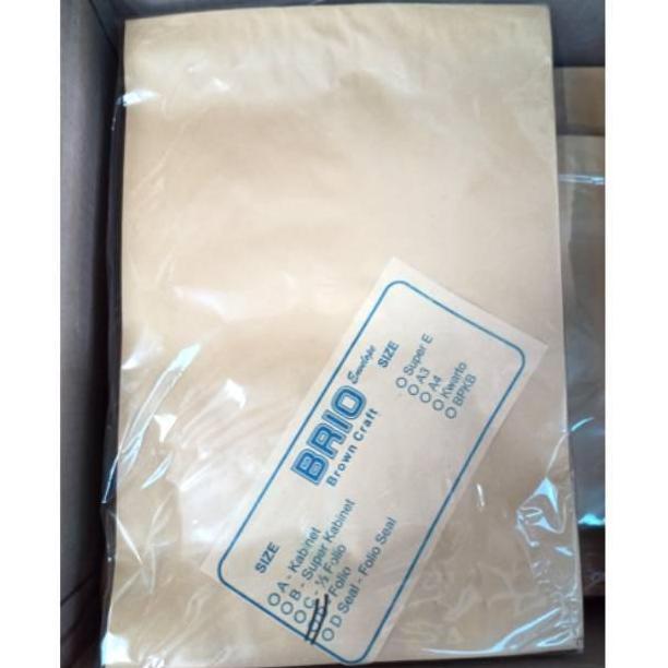 Amplop Coklat Folio TERMURAH/Map Coklat/Envelope Samson/Amplop F4 Kertas