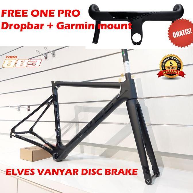 Frame Elves Vanyar Disc Brake Matt Black & Glossy Black
