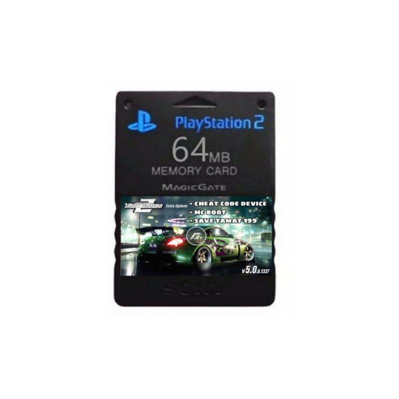 Memory Card Ps2 8Mb-128Mb 33-200 Save Tamat