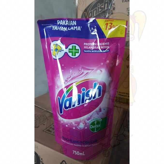 Guice- Vanish Cair 425 750 Ml Pink White Refill Penghilang Noda Pakaian Refil