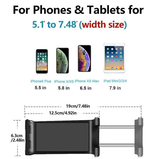 Chip- Stand Holder Tablet Universal Phone Holder Meja Dinding Bracket