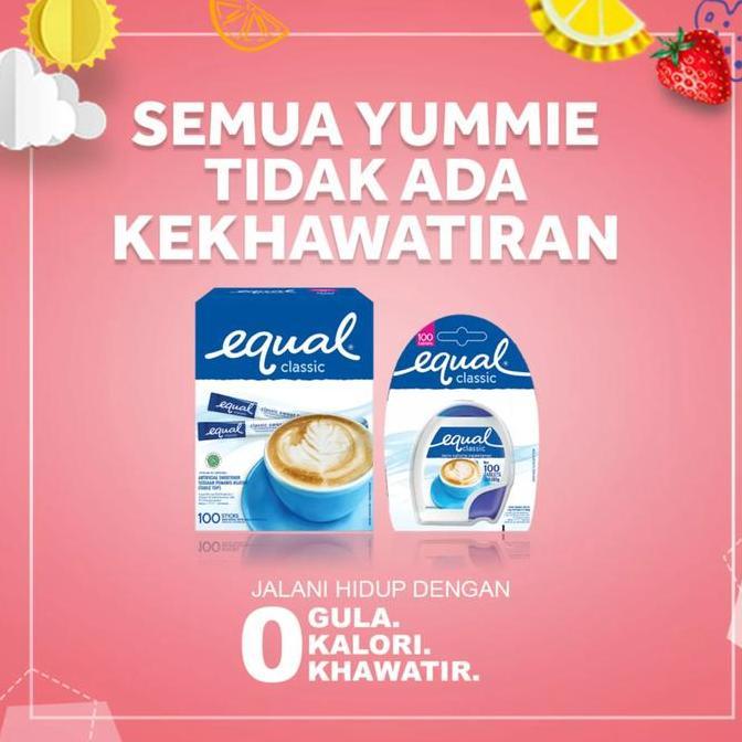 Ciaria- Equal Classic Tablet | Sweetener Zero Cale | Pemanis Pengganti Gula