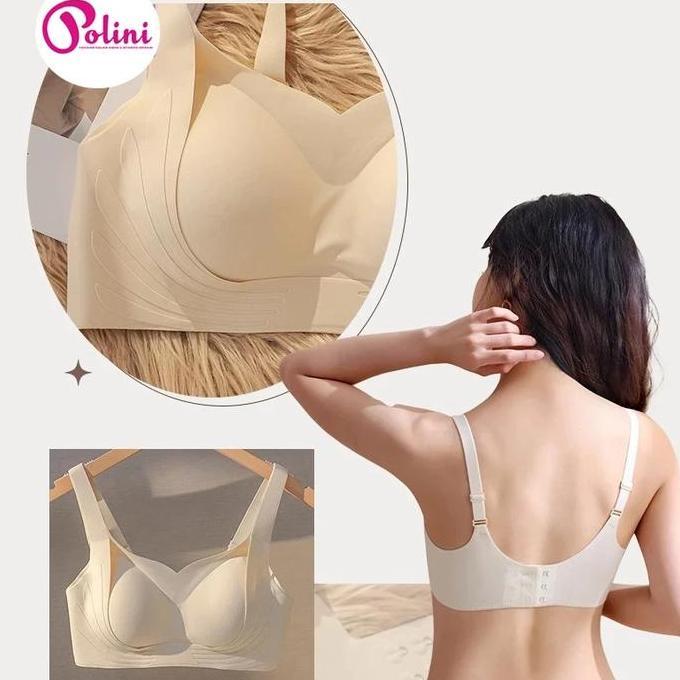 Ges- Polini - Bra Nita Push Up Seamless Tanpa Kat Sport Bra K3 Pakaian Dalam Nita Hh Quality 333
